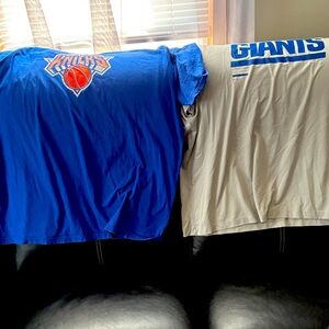 2 4xl t shirts fanatics ny Knicks and Nike ny giants